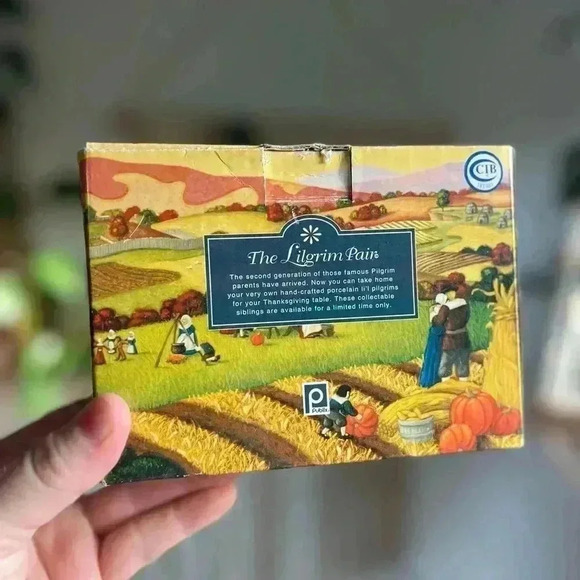 Publix 2004 The Pilgrim Pair Salt & Pepper Shakers - Thanksgiving Collectibles - Picture 4 of 8